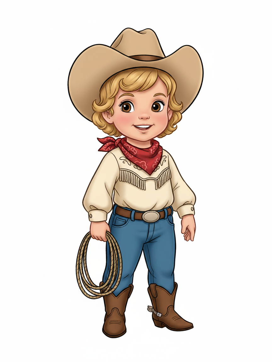 Cowgirl Julia - Golden Age Animation