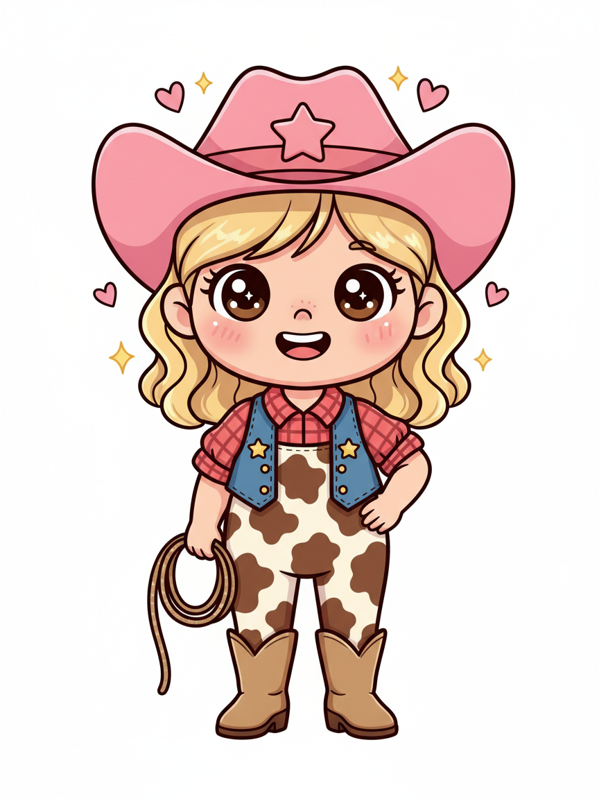 Cowgirl Julia - Kawaii Cute