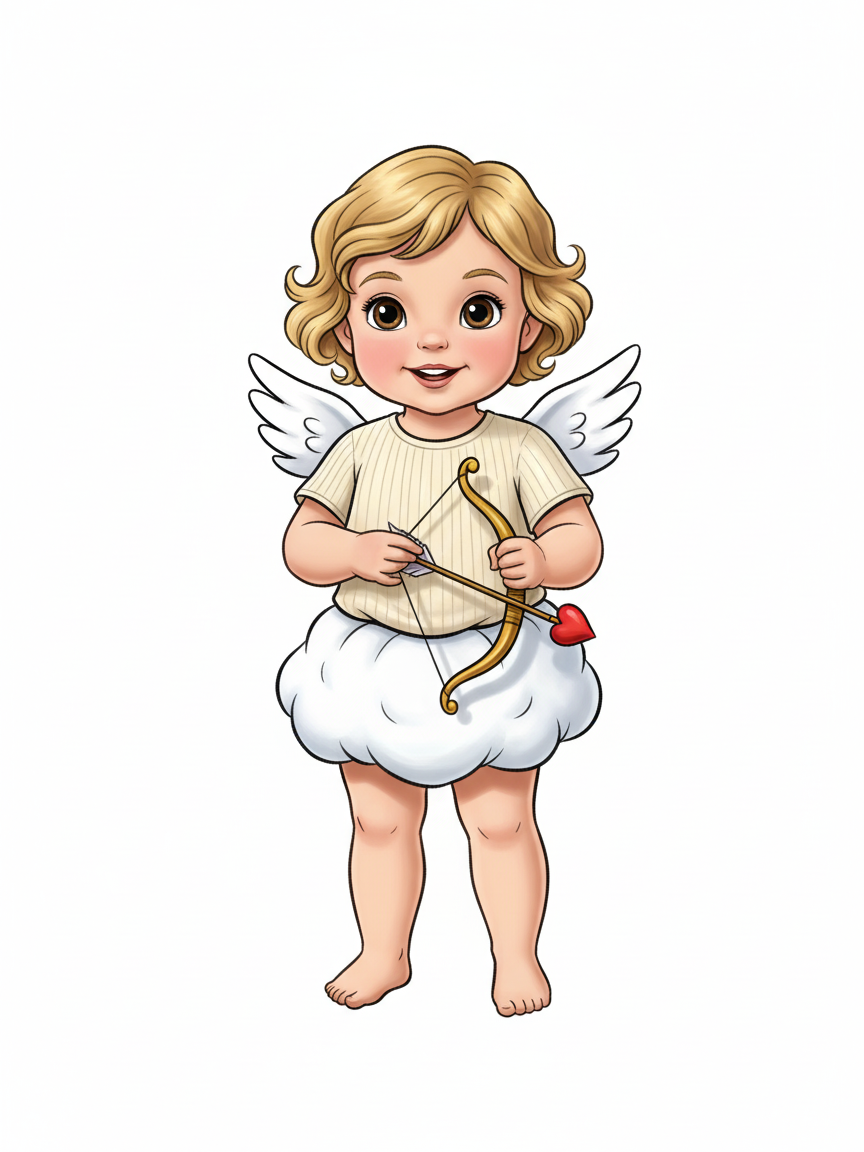 Julia the Cherubic Cupid - Golden Age Animation