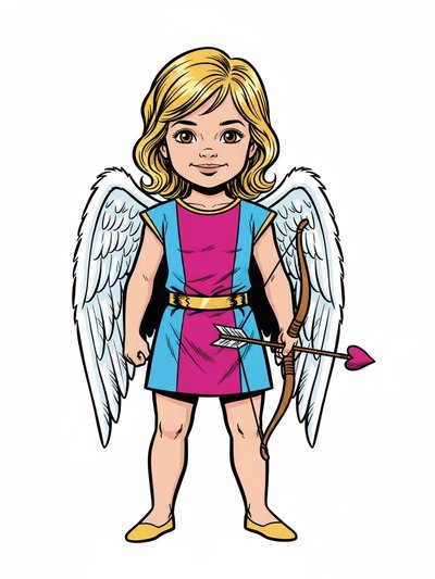 Our Little Cupid Julia 🎯 - Comic Book