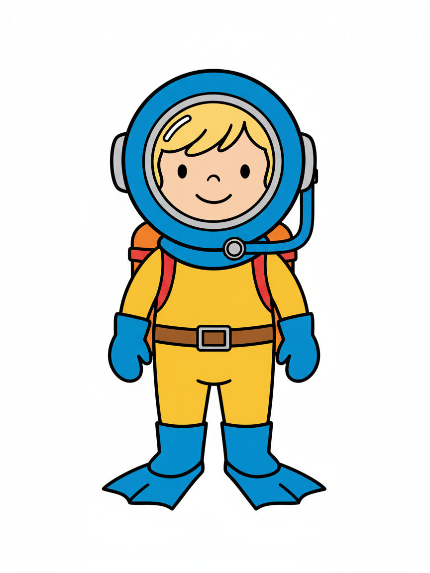 Julia the Diver - Preschool Simple