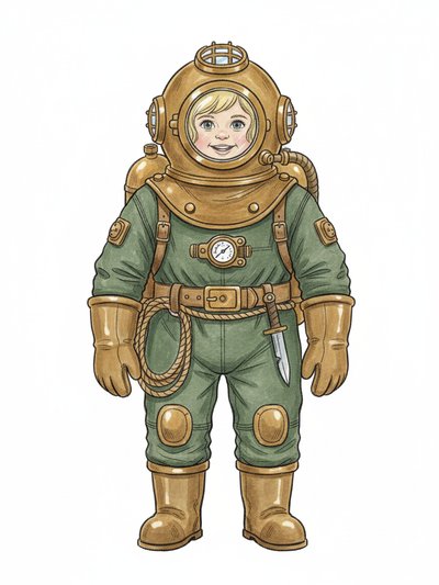 Julia's Underwater Adventure 🌊 - Gentle Pencil