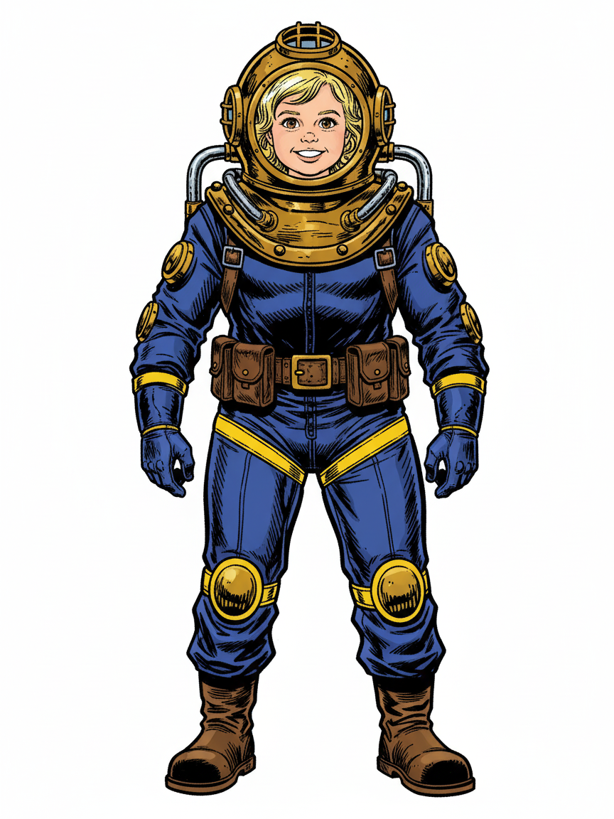 Julia the Diver - Comic Book