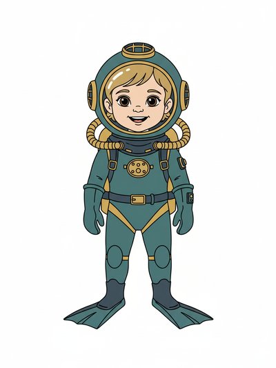 Julia's Underwater Adventure 🌊 - Minimalist