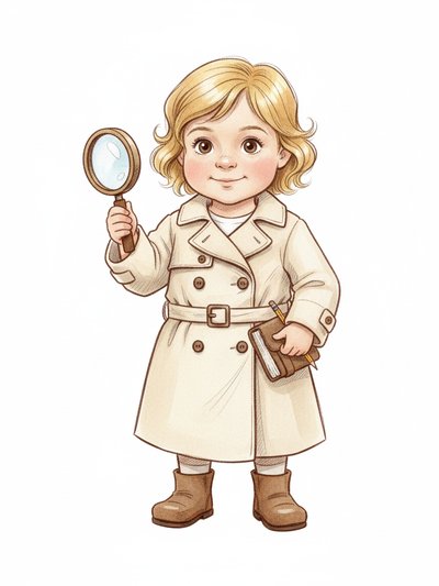 Julia's Detective Adventures 🕵️‍♀️ - Gentle Pencil