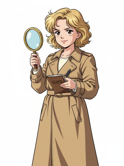 Julia's Detective Adventures 🕵️‍♀️ - Classic Anime