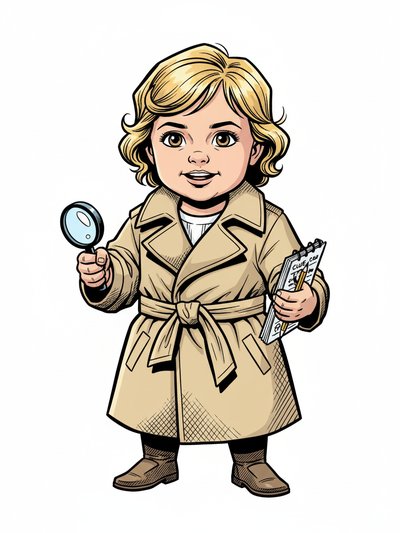 Julia's Detective Adventures 🕵️‍♀️ - Comic Book