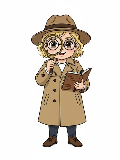 Julia's Detective Adventures 🕵️‍♀️ - Minimalist