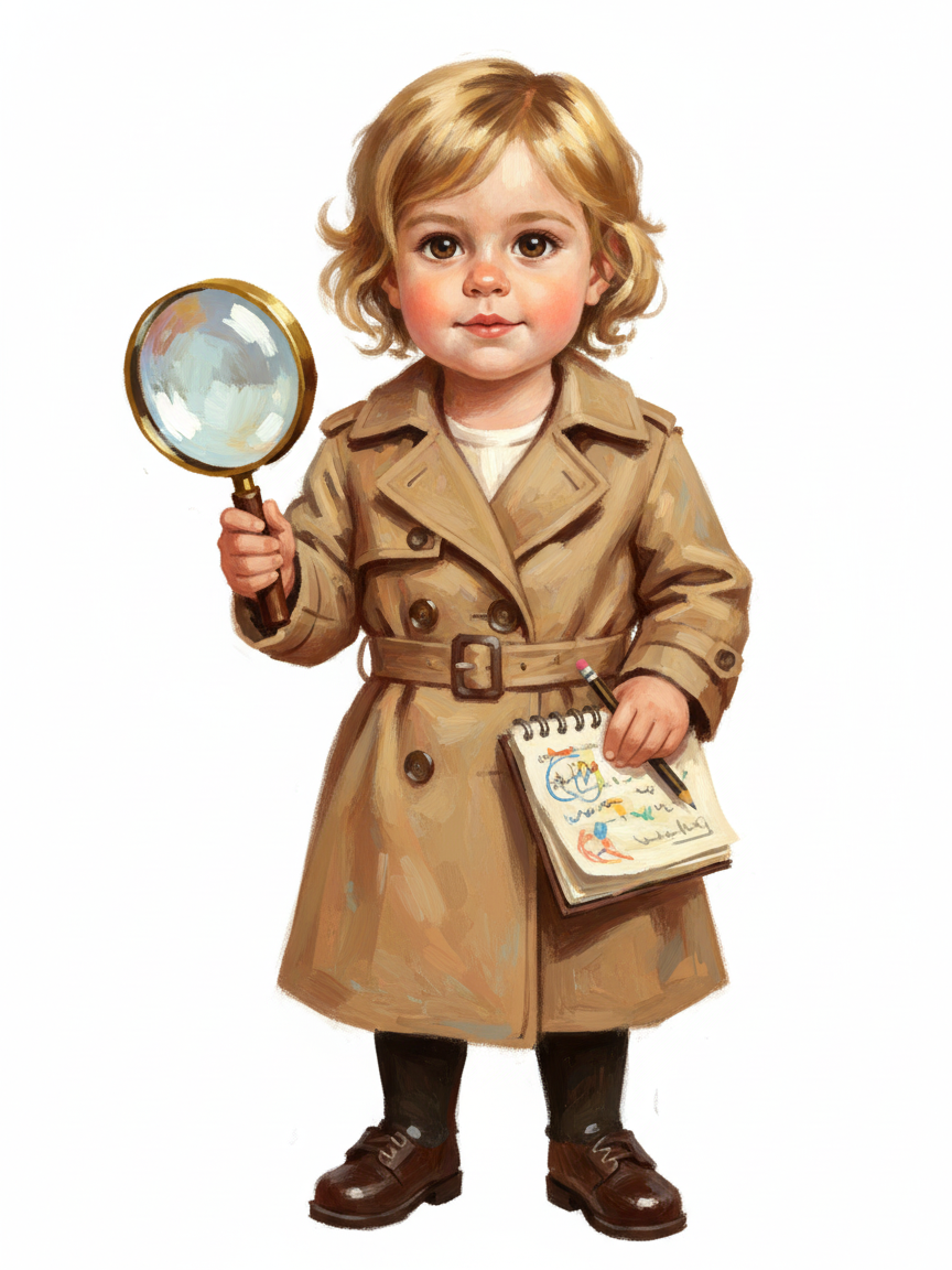 Detective Julia - Impressionist Painting