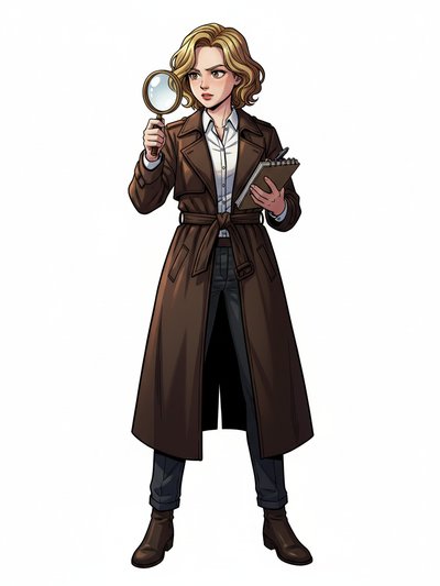 Julia's Detective Adventures 🕵️‍♀️ - Webtoon Anime