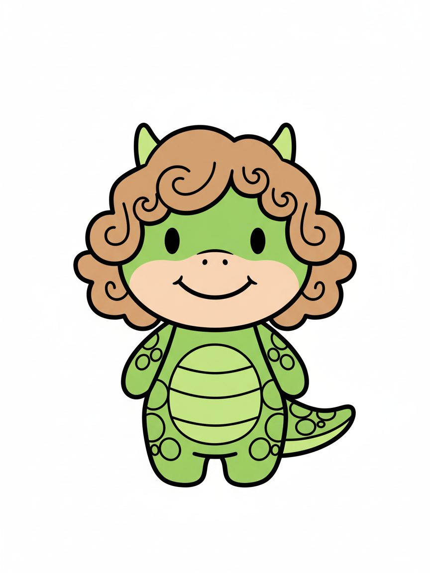 Julia the Dino - Preschool Simple