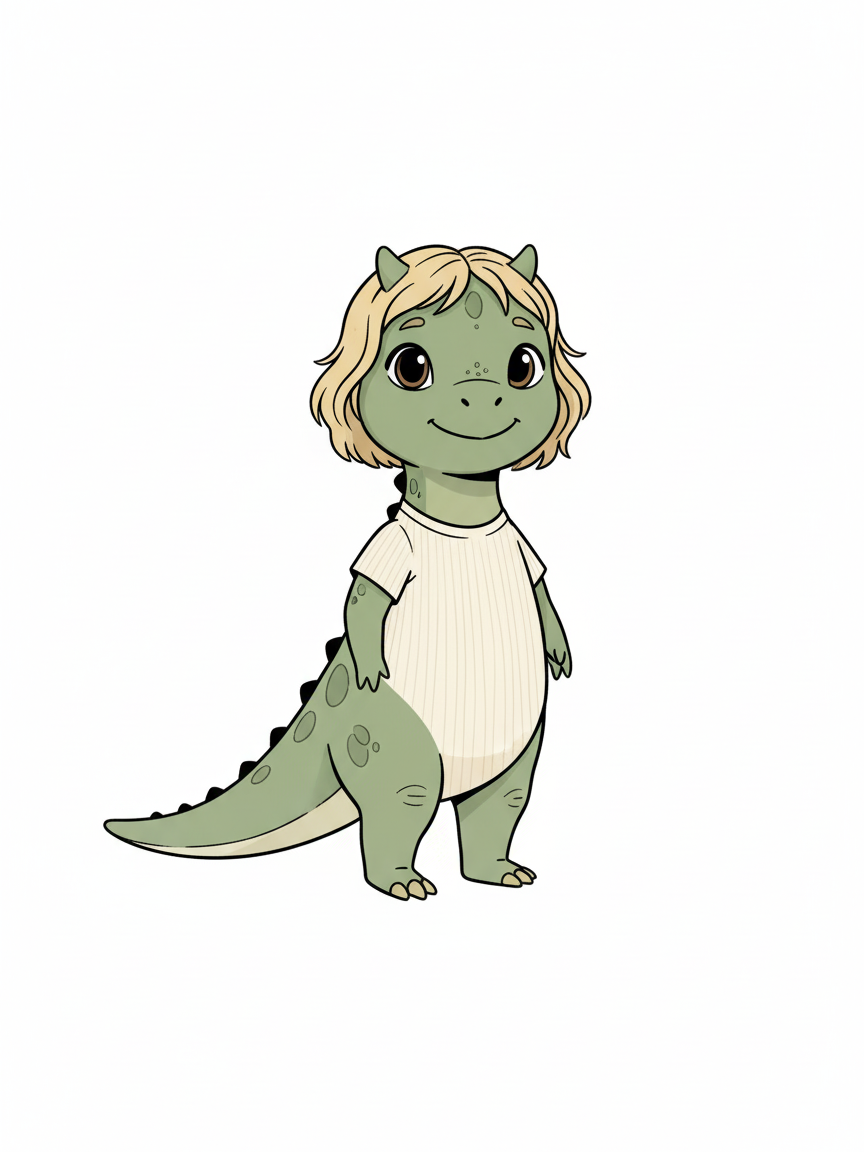 Julia the Dino - Minimalist