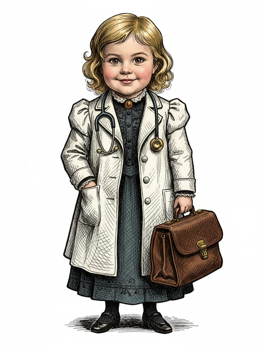 Doctor Julia - Victorian Illustration