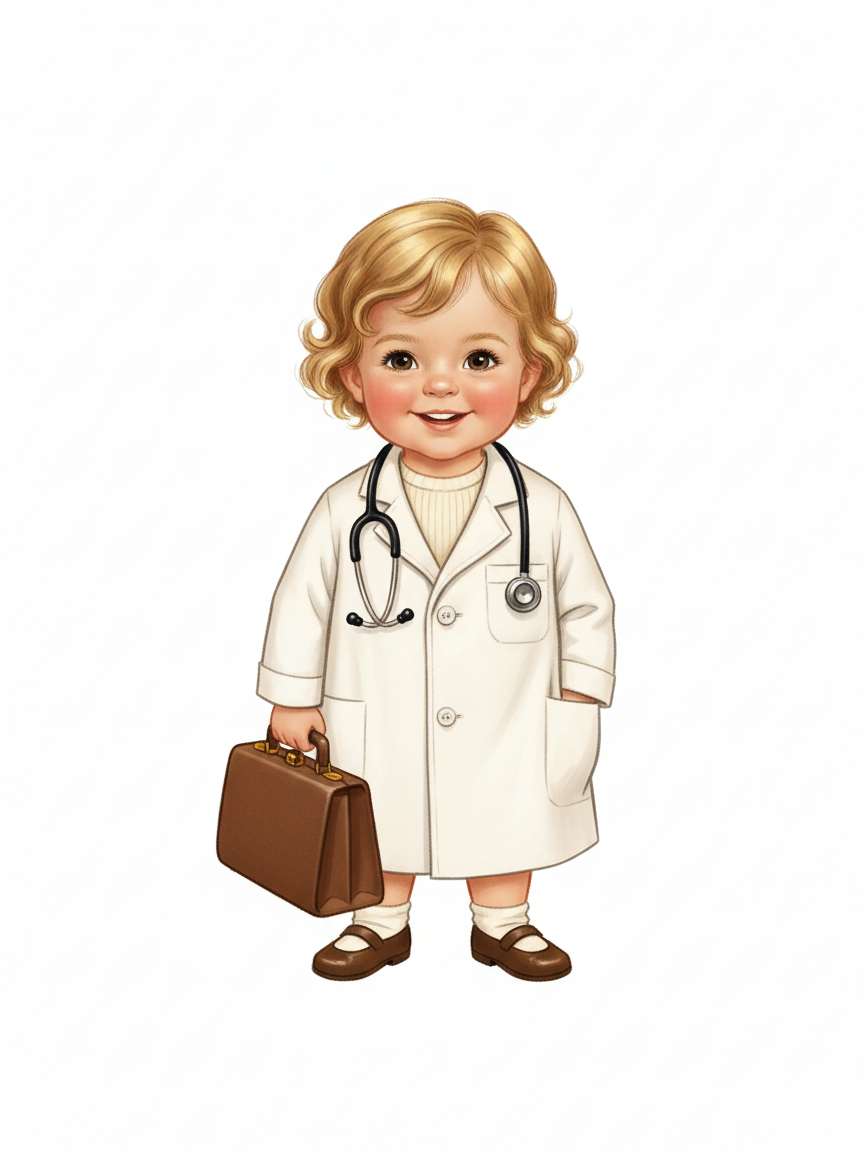 Doctor Julia - Vintage Storybook