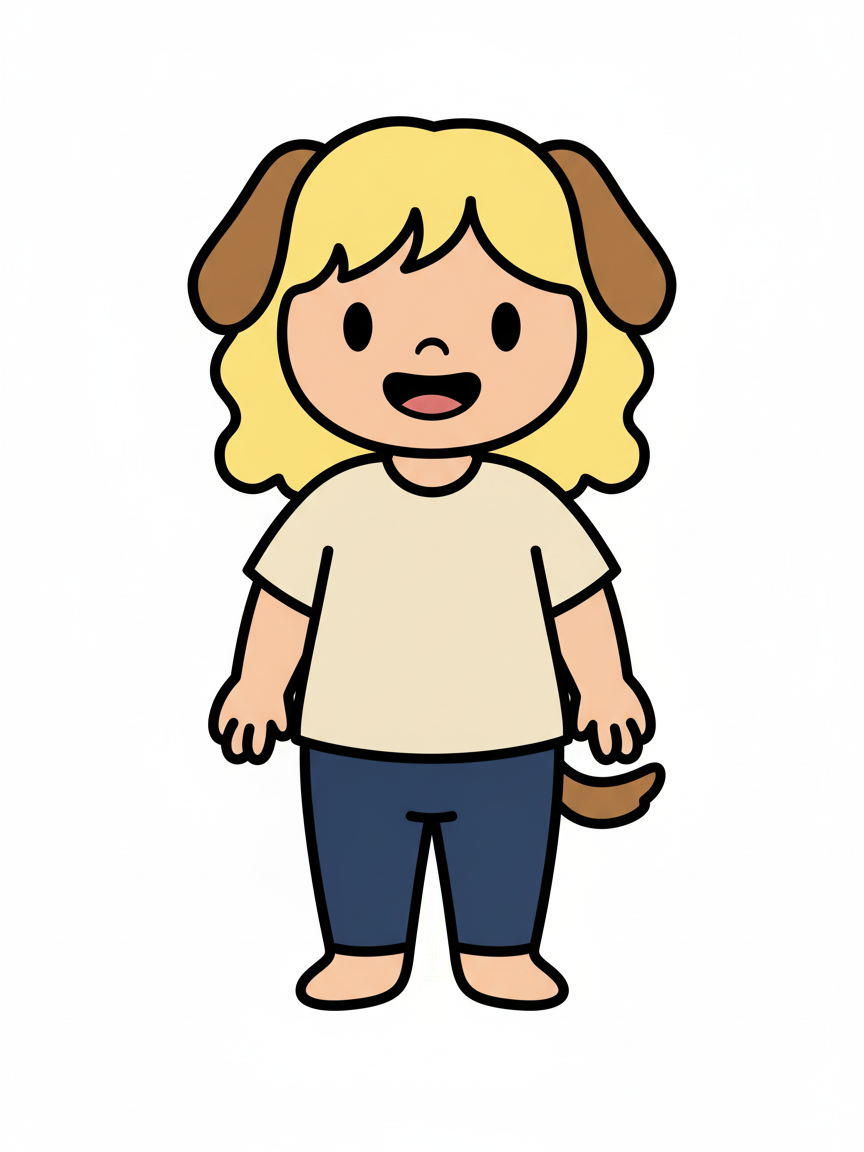 Puppy Julia - Preschool Simple