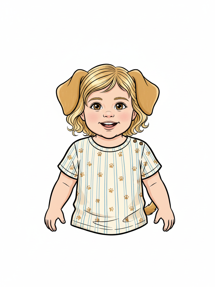 Puppy Julia - Classic Coloring Book