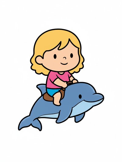 Julia's Dolphin Adventures 🐬 - Preschool Simple