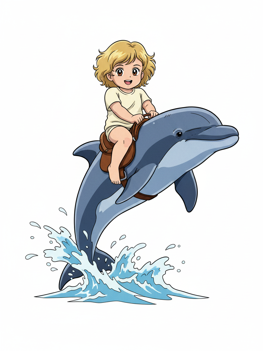 Julia the Dolphin Rider - Classic Anime