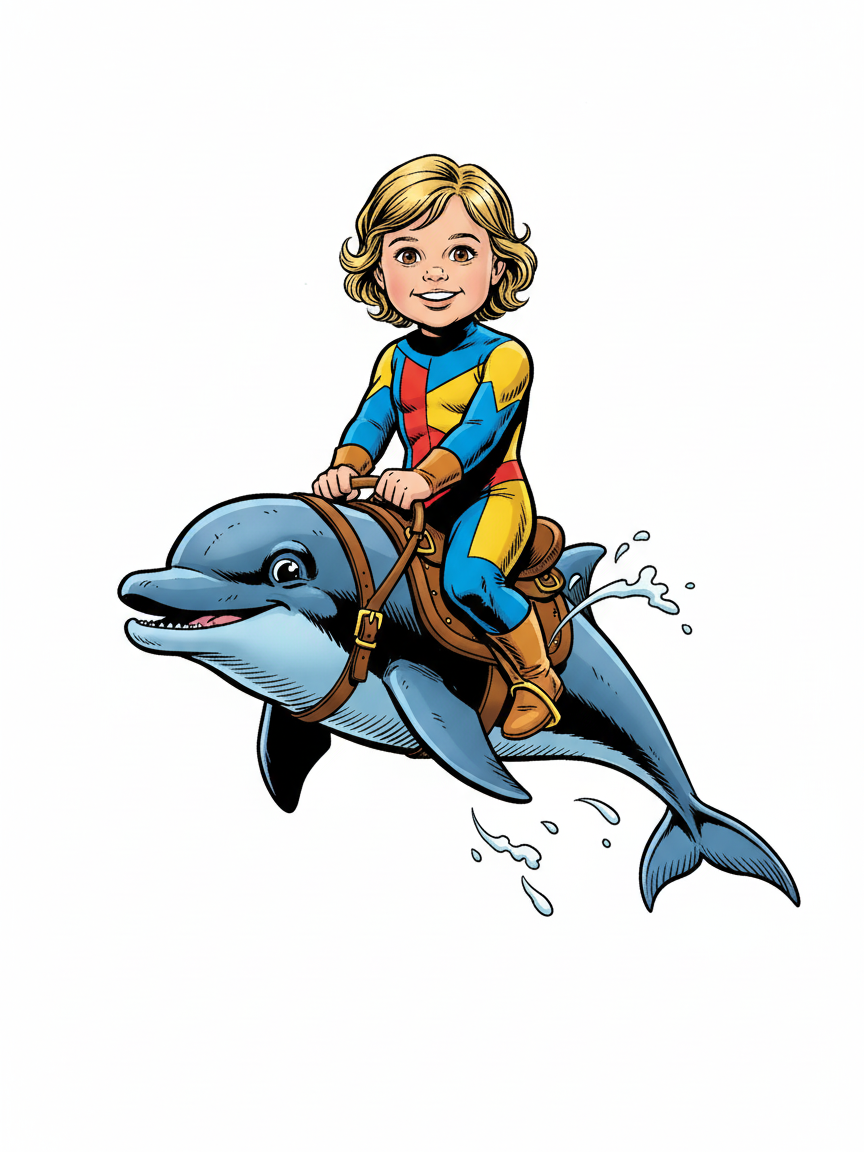 Julia the Dolphin Rider - Comic Book