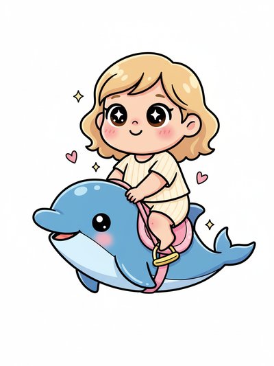Julia's Dolphin Adventures 🐬 - Kawaii Cute