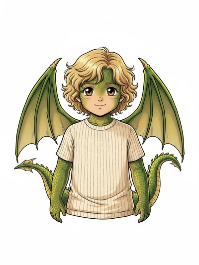 Our Little Dragon Julia 🐉 - Classic Anime