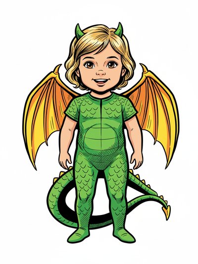 Our Little Dragon Julia 🐉 - Comic Book