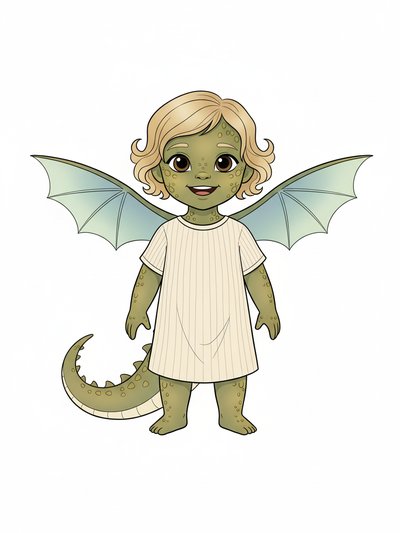 Our Little Dragon Julia 🐉 - Minimalist