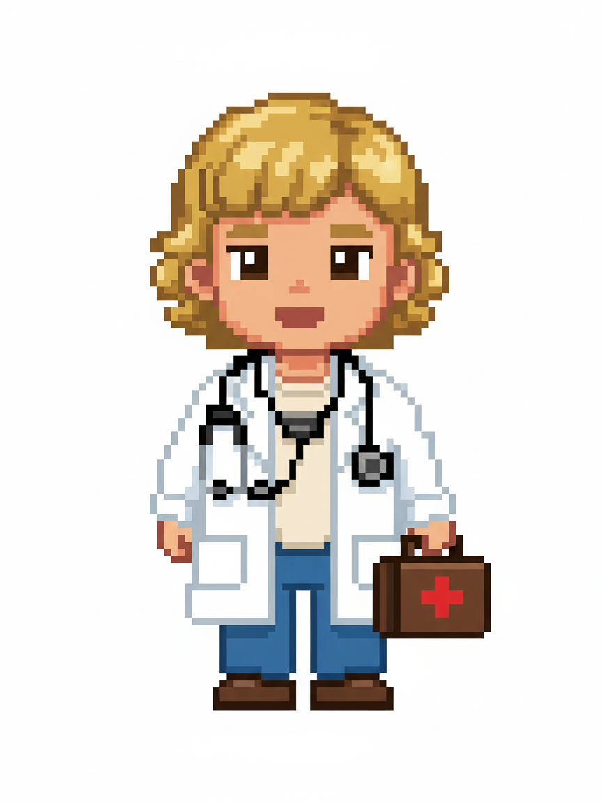 Doctor Julia - Pixel Art
