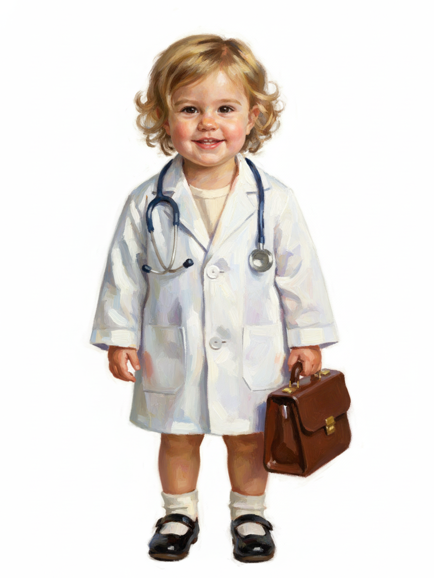 Doctor Julia - Impressionist Painting