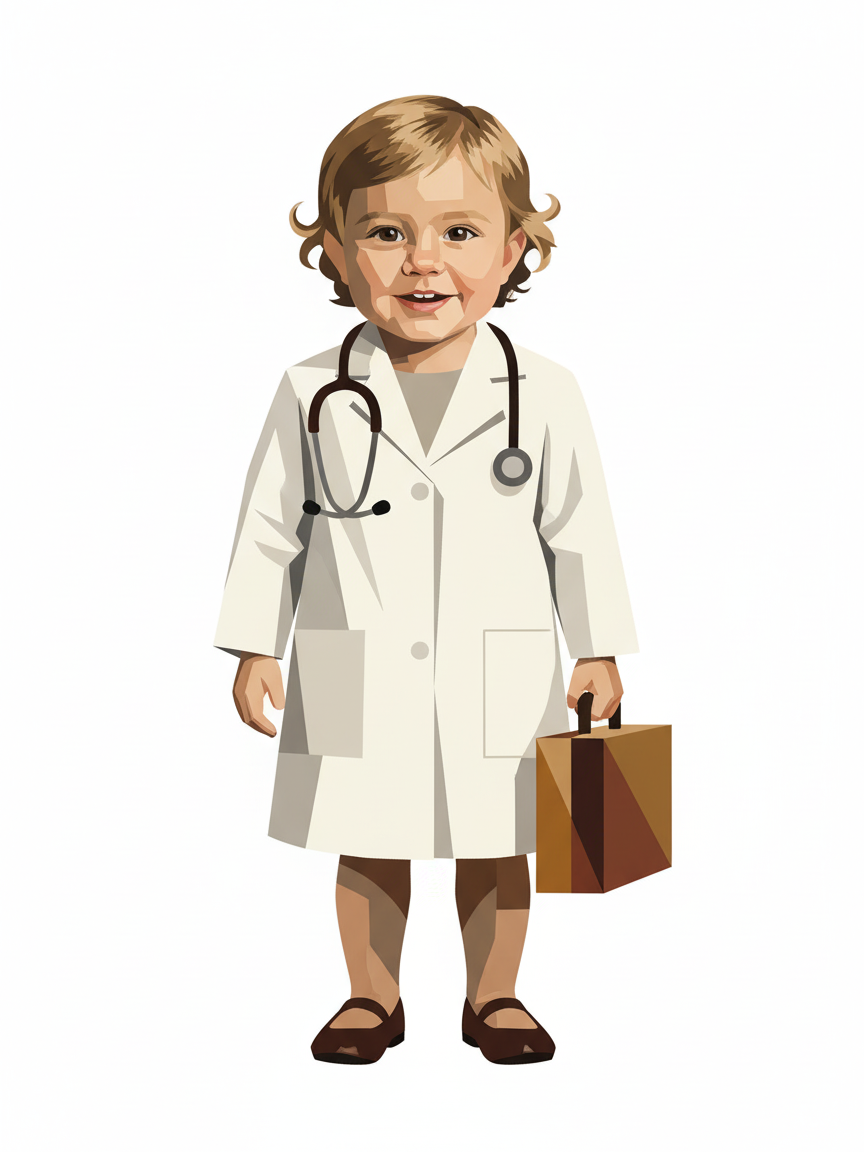 Doctor Julia - Cubist Painting