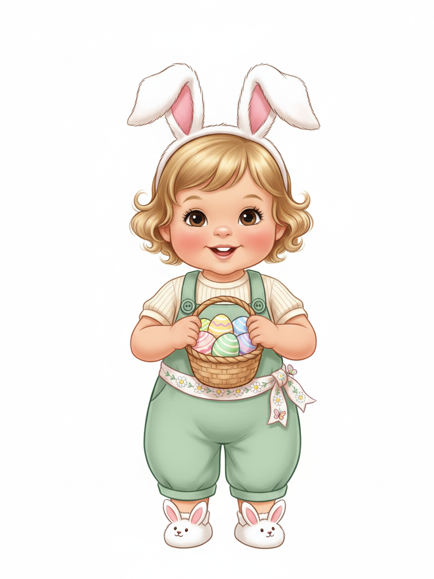 Bunny Julia - Vintage Storybook