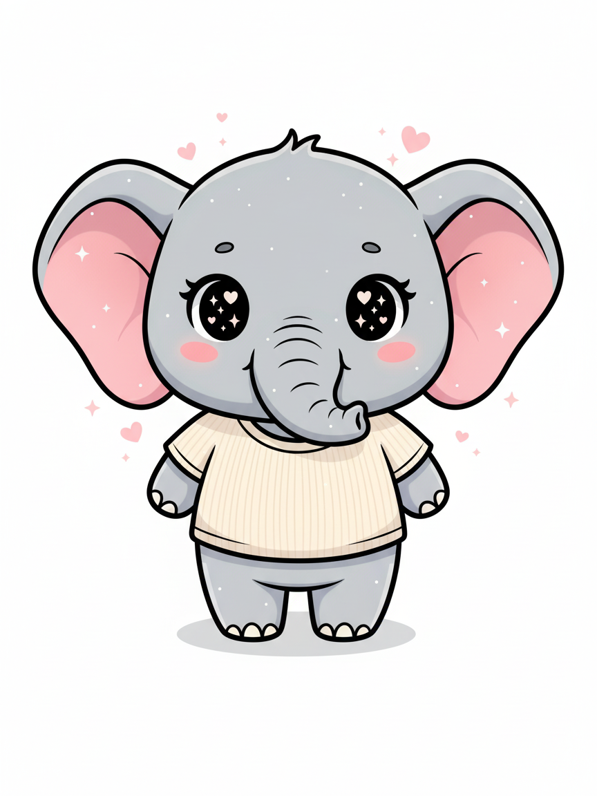 Juliaphant - Kawaii Cute