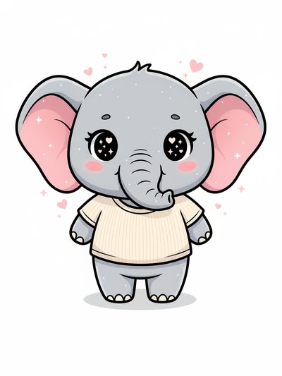Our Little Elephant Adventure 🐘 - Kawaii Cute