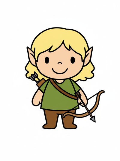Julia's Enchanted Elf Journey 🌿 - Preschool Simple