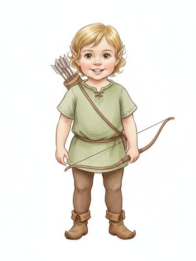 Julia's Enchanted Elf Journey 🌿 - Gentle Pencil