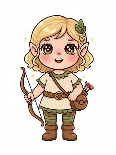 Julia's Enchanted Elf Journey 🌿 - Kawaii Cute