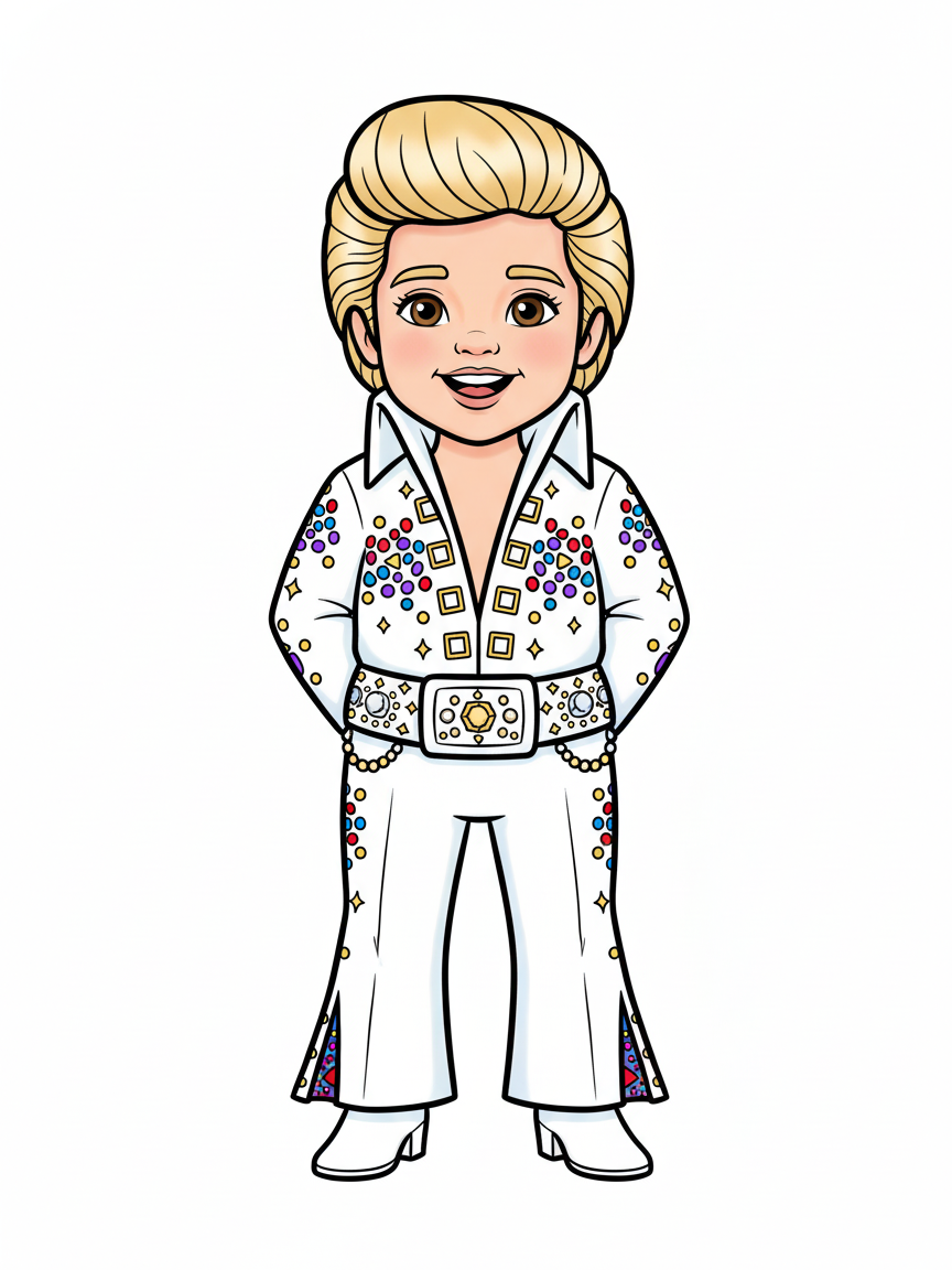 Jazzy Julia - Classic Coloring Book