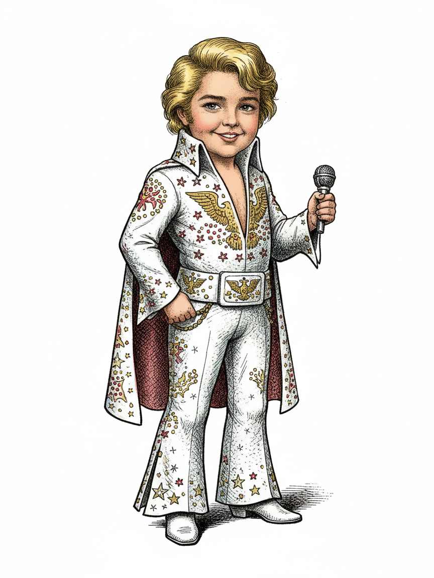 Jazzy Julia - Victorian Illustration