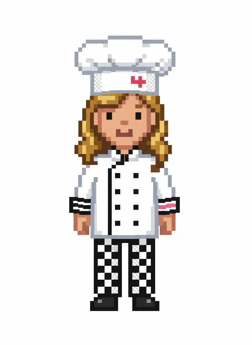 Chef Mary - Pixel Art