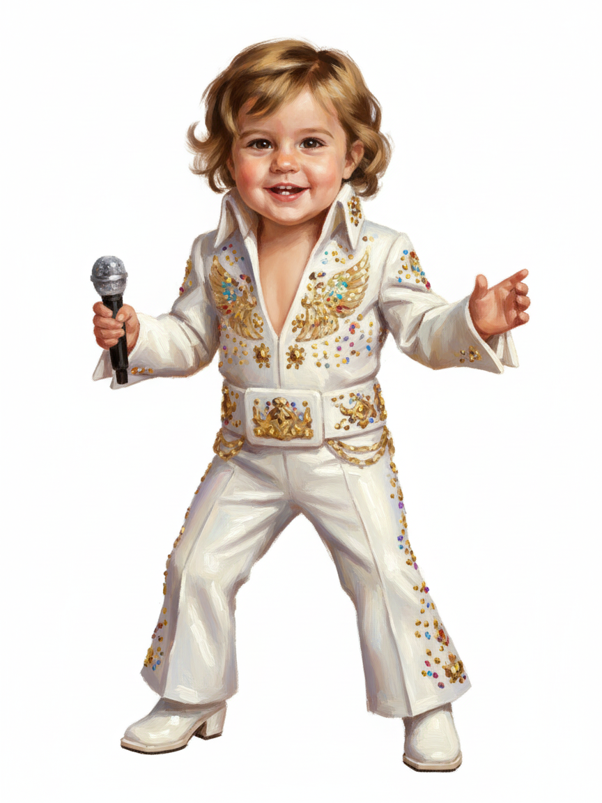 Jazzy Julia - Impressionist Painting