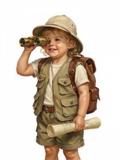 Julia's Adventure Time 🌍 - Impressionist Painting