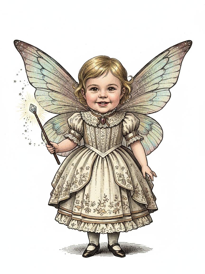 Fairy Julia - Victorian Illustration