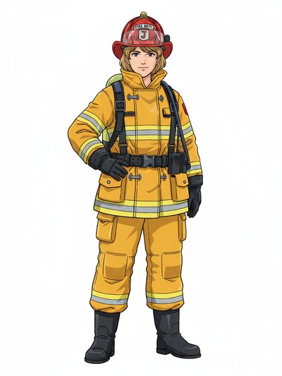 Julia's Firefighter Adventures 🚒 - Classic Anime