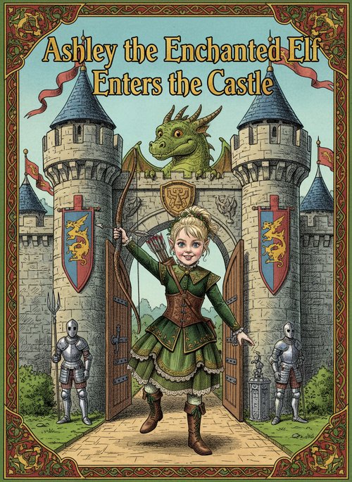 Ashley the Enchanted Elf Enters the Castle