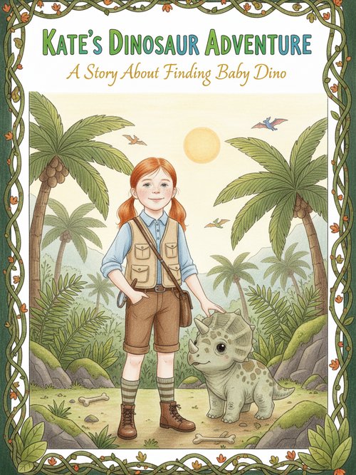 Cover for Kate's Dinosaur Adventure