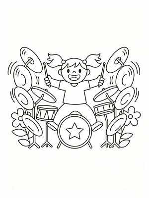 Preschool Simple - B&W