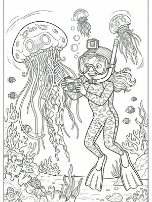 Classic Coloring Book - B&W