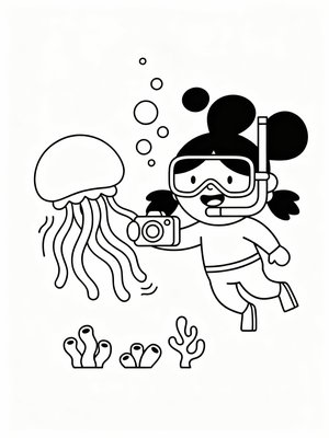 Preschool Simple - B&W