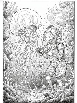 Victorian Illustration - B&W