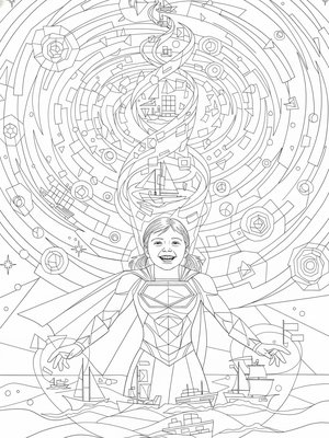 Cubist Painting - B&W